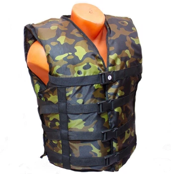 Жилет страховочный LIFEVEST камуфляж 110-130 кг.