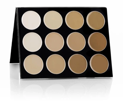 Палитра тональных основ Mehron Celebre Pro HD Cream Foundation 12 Color Contour/Highlight Palette 72g (72g) (847430-90632)