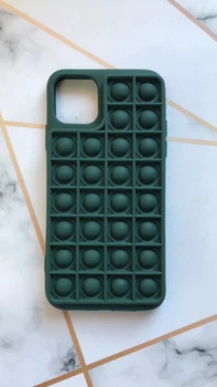Силіконовий чохол Поп іт Антистрес Поп-Іт Pop It для iPhone 11 Pro Max Попіт Зелений