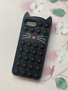 Силіконовий чохол Поп іт Антистрес Поп-Іт Pop It на iPhone 7 Plus/8 Plus Котик