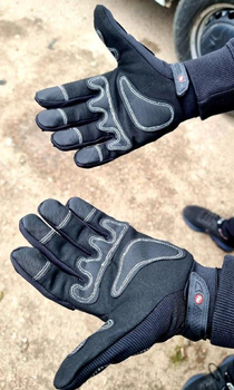 Тактичні рукавички захисні для армії ЗСУ Військова Тактичні рукавички для армії Ураїни Чорний L