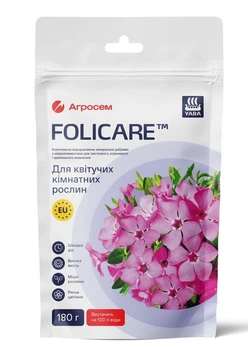 Добриво для квітучих кімнатних рослин Yara універсал Folicare 180 г