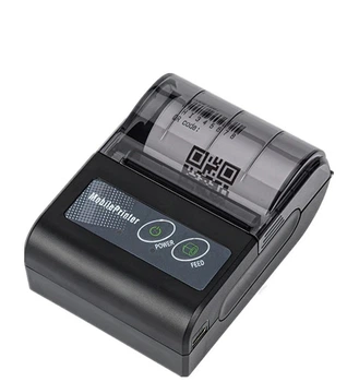 Термопринтер портативний GOOJPRT BT-01 для друку чеків 58 мм, Bluetooth, pos принтер