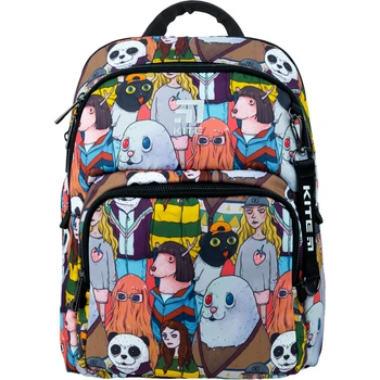 Рюкзак подростковый Kite Education K22-2589S-5 590 г 31.5x24x12 см принт