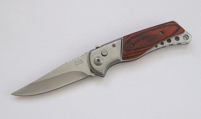 Нож выкидной Vkstar с фиксатором в чехле (233)
