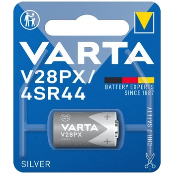 Батарейка VARTA Silver Oxide 6V V28PX / 4SR44 / (6477 101401)