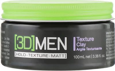 Schwarzkopf Professional 3D Mension Texture glay Текстура глина для волосся 100ml (147485-29622)