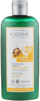 Logona Hair Care Shampoo БІО-шампунь "Блиск і відновлення" для пошкодженого волосся з Аргановим маслом 250ml (253939-87613)