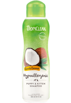 Шампунь Tropiclean для котят гипоалергенный Gentle Coconut Puppy Shampoo 355 мл 202474