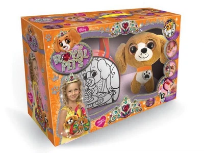 Сумка-раскраска ROYAL PET'S сумочка с игрушкой , укр., , Danko Toys (RP-01-03U)