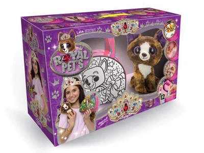 Сумка-раскраска ROYAL PET'S сумочка с игрушкой , , Danko Toys (RP-01-07)