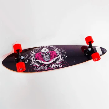 Лонгборд Best Board Скейт-Борд С 32027-1 Черный Наждак