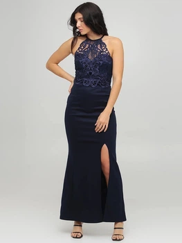 Вечірня сукня однотонна Lipsy L62-845-148 2XL (503702XL) Синій