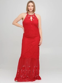 Вечірня сукня однотонна Lipsy L47-987 2XL (448632XL) Червоний