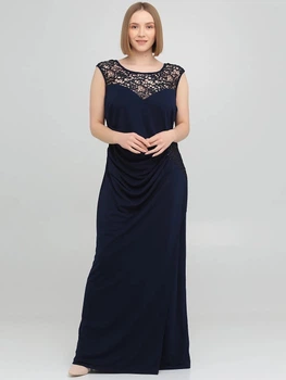 Вечірня сукня однотонна Lipsy L34-467 XXXXL (44896XXXXL) Синій