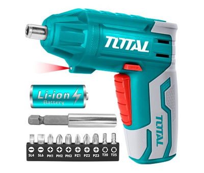Акумуляторна викрутка TOTAL TSDLI0401 4В Li-Ion (TSDLI0401)
