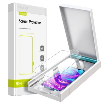 Самоклеющееся защитное стекло Wsken для iPhone 12 Pro (2шт)