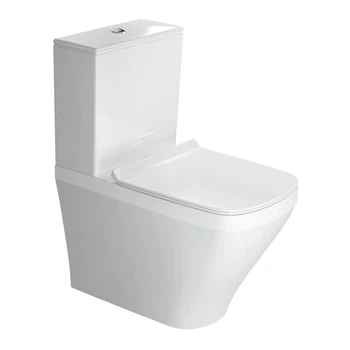Унитаз напольный белый без бачка DURAVIT DuraStyle без сиденья выпуск в стену 2155090000