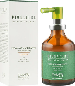 Лосьон себонормализующий с маслом чайного дерева - Emmebi Italia BioNatural Mineral Treatment Sebum-Normalising Lotion 50ml (866511-69523)