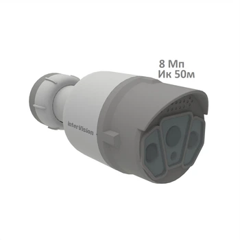 IP видеокамера 8 Мп interVision JetCam-888W Sony Ик 50 метров