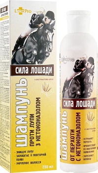 LekoPro Шампунь проти лупи "Сила коня" з екстрактом алое 250ml (183079-29706)