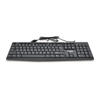 Клавіатура USB Merlion KB-ALFA, довжина кабелю 135см, (Eng/Укр/Рус), (460х158х33 мм), 104к, Black