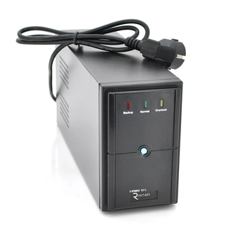 ИБП Ritar E-RTM850 (510W) ELF-L, LED, AVR, 2st, 2xSCHUKO socket, 1x9Ah, metal Case Q4 (370*130*210) 5,8кг (310*85*140)