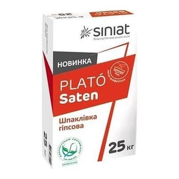 Финишная шпаклевка Plato Saten 25кг Siniat