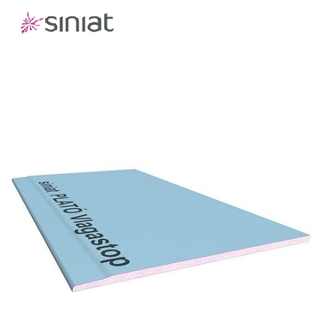 Гипсокартон влагостойкий Plato VLAGASTOP Siniat 9,5*1200*2500