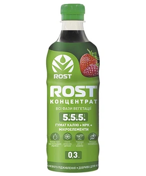 Органо-минеральное удобрение Rost Концентрат 5-5-5 0,3л, Восор