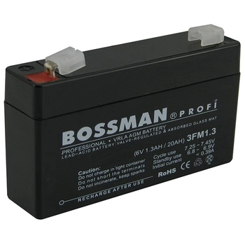 Аккумуляторная батарея Bossman LA 613 3FM1.3 6 В 1.3 А*ч