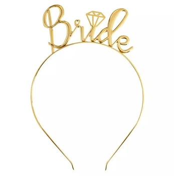 Обруч Для Волос Свадебный Bride Золото