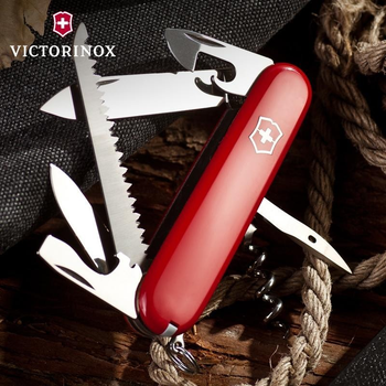 Швейцарский мультиинструмент Victorinox Camper 91 мм Красный 1.3613