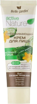Відбілюючий крем з огірковим екстрактом для обличчя - Belle Jardin Active Nature Face Cream 85ml (338361-56496)
