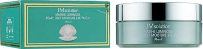 JMsolution Marine Luminous Pearl Deep Moisture Eye Patch Гідрогелеві патчі з морським комплексом та перлами 60шт (584085-2260)