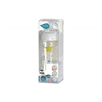 Бутылочка для кормления Nuvita Mimic Collection 330 мл белая (NV6051BIANCO)