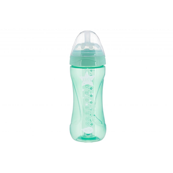 Бутылочка для кормления Nuvita Mimic Cool 330 мл зеленая (NV6052GREEN)