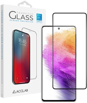 Защитное стекло ACCLAB 9H для смартфона Samsung Galaxy A73 5G Black (1283126522505)