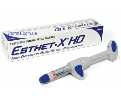 Естет Ікс (Esthet.X HD) фотополімер шприц 3г (D2, Dentsply Sirona, фотополімер), 8610-0964