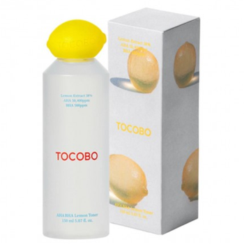 Лимонний тонер для обличчя із кислотами Tocobo AHA BHA Lemon Toner 150 ml