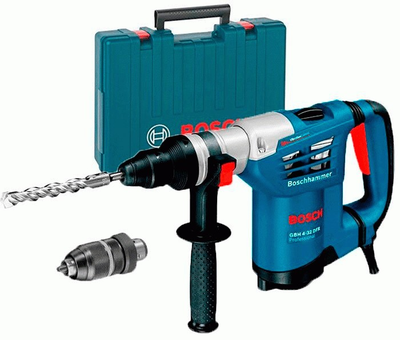 Перфоратор Bosch Professional GBH 4-32 DFR-S + сменный патрон + чемодан (0611332101)