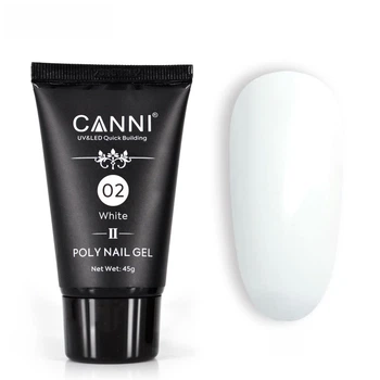 Полигель (акригель) CANNI №02 белый, 45g