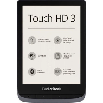 Электронная книга с подсветкой PocketBook 632 Touch HD 3 Metallic Gray (PB632-J-WW)
