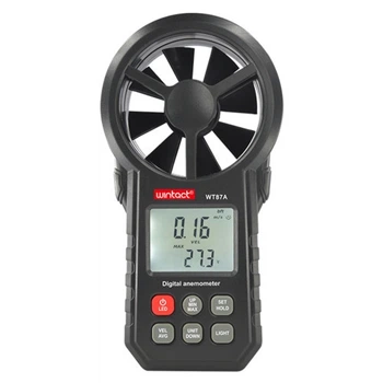 Крильчатий Анемометр 0.3-30 м/с, -10-45°C WINTACT WT87A