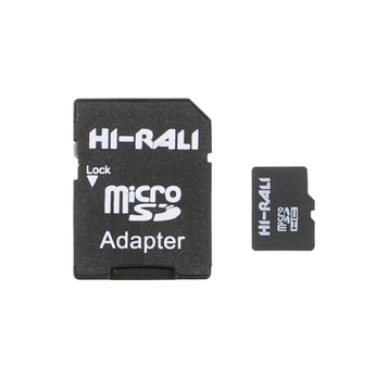Карта памяти MicroSDHC 8Gb HI-RALI Class 4 (адаптер SD)