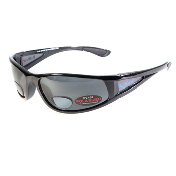 Бифокальные поляризационные очки BluWater Bifocal-3 Polarized (gray) серые