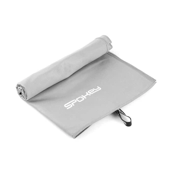 Охлаждающее пляжное/спортивное полотенце Spokey Sirocco 40х80 924993, для спортзала, быстро высыхающее. Серый