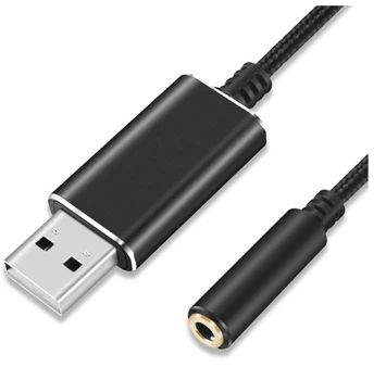 Переходник для подключения микрофона/наушников к ПК через USB