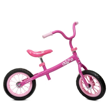 Беговел детский двухколесный PROFI KIDS для девочки 12 дюймов колеса EVA (M 3255-1)