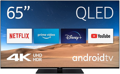 Телевізор 65" Nokia Smart TV QLED 6500D Quantum Dot UltraHD 4K SMART HDR 3xHDMI 2xUSB Android 9.0